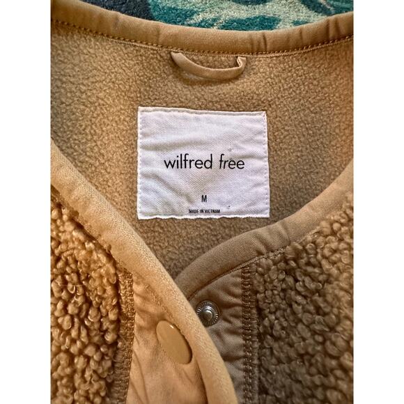 Aritizia Wilfred Sherpa Pastoral Liner Jacket Size Medium - Picture 9 of 10